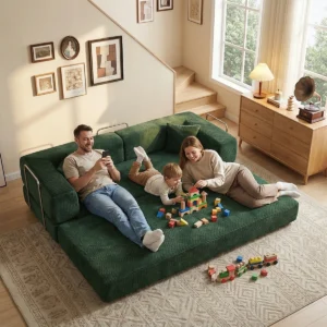 Queen Size Futon Sofa Bed 79' Convertible Couch