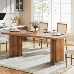63-inch Dining Table for 4-6, Farmhouse Kitchen