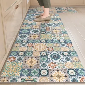 PVC Floor Mat for Kitchen Waterproof Non-slip