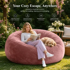 120CM×120CM×60CM, adult beanbag chair