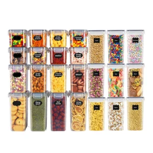 48pcs,Sealed food storage containers with LIDS,