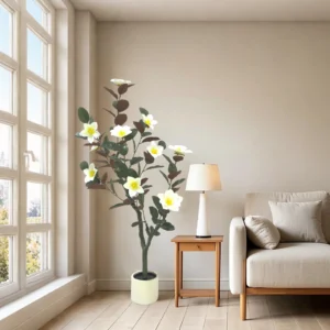 Artificial Magnolia Tree, Realistic Faux Plants